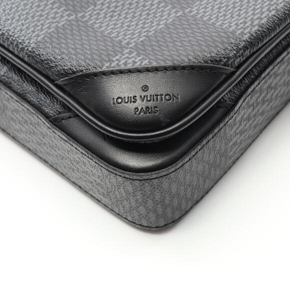 Louis Vuitton Trio Messenger Bag Leather Graphite Black - Picture 5 of 7